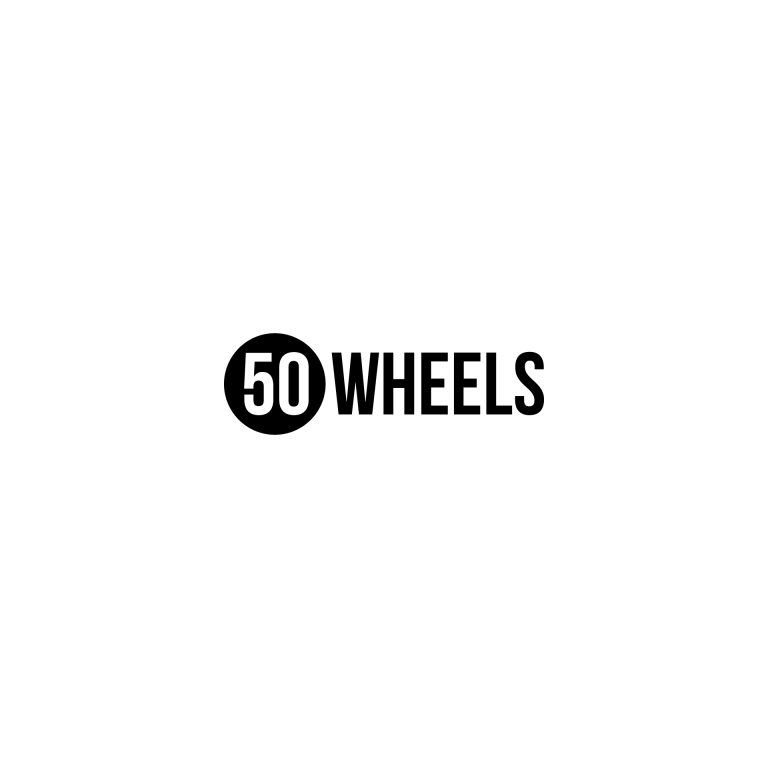 Разработка логотипа для магазина автошин и дисков "50 Wheels"