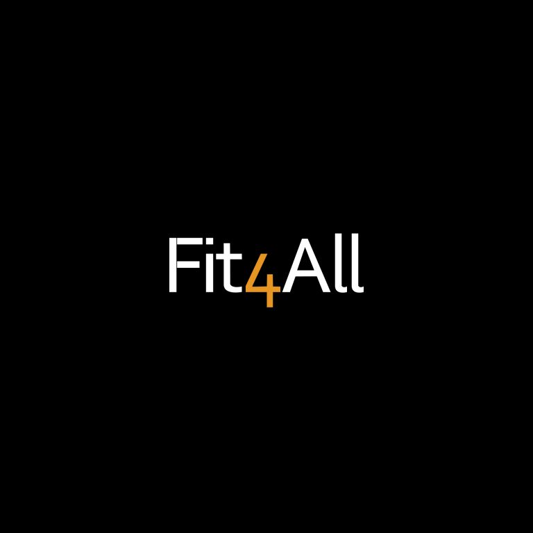 Разработка логотипа для фитнес-центра "Fit4All"