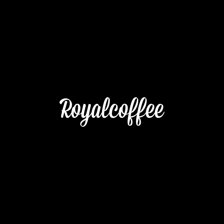 Logo design for the "Royal Coffee" coffee shop